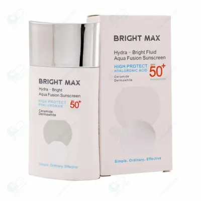 برایت مکس فلوئید ضدآفتاب آکوا فیوژن SPF50 بی رنگ هیدرا برایت 50ML