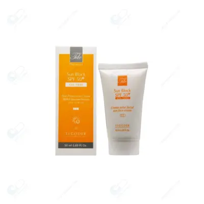 تگودر کرم ضدآفتاب رنگی بژ(روشن)پوست چرب SPF50