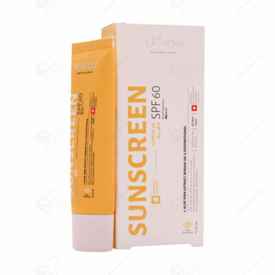 سی گل کرم ضدآفتاب فاقد رنگ SPF 60 انواع پوست