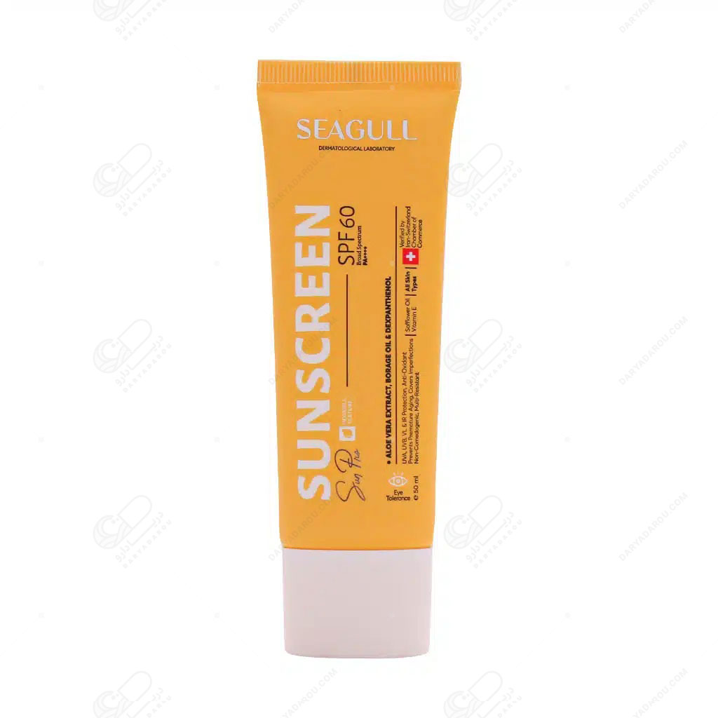 سی گل کرم ضدآفتاب فاقد رنگ SPF 60 انواع پوست - تصویر 2