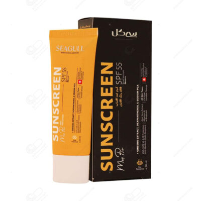 سی گل کرم ضد‌آفتاب فاقد‌ رنگ آقایان SPF 55