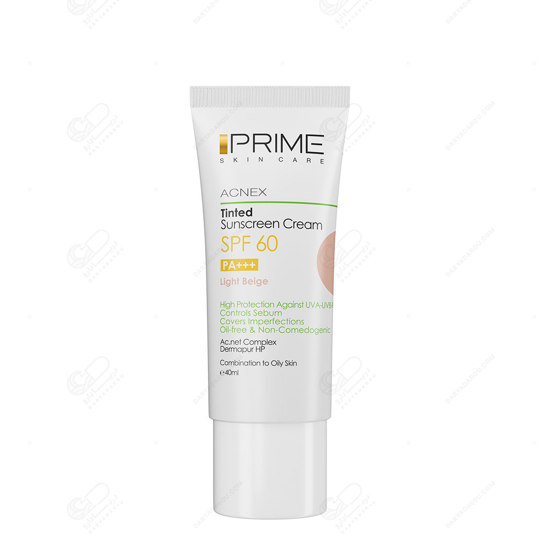 پرایم ضدآفتاب SPF60 بژ روشن ۴۰م