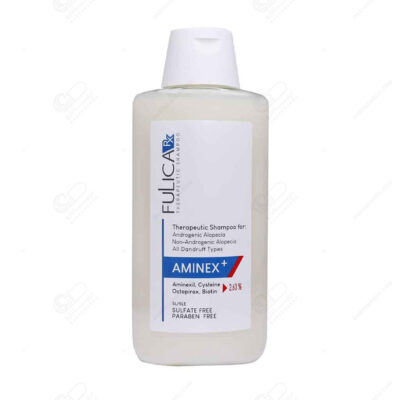 فولیکا شامپو AMINEX آمینکسیل+پیروکتون اولامین+بیوتین ۲.۶۳٪