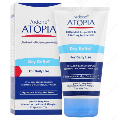 آردن آتوپیا dry relief ژل بهداشتی بانوان ژنیتال – بسیار ملایم ( پوست خشک و خیلی خشک )