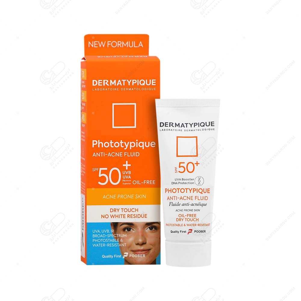 درماتیپیک ضد آفتاب فلویید پوست چرب و جوشدار +spf50