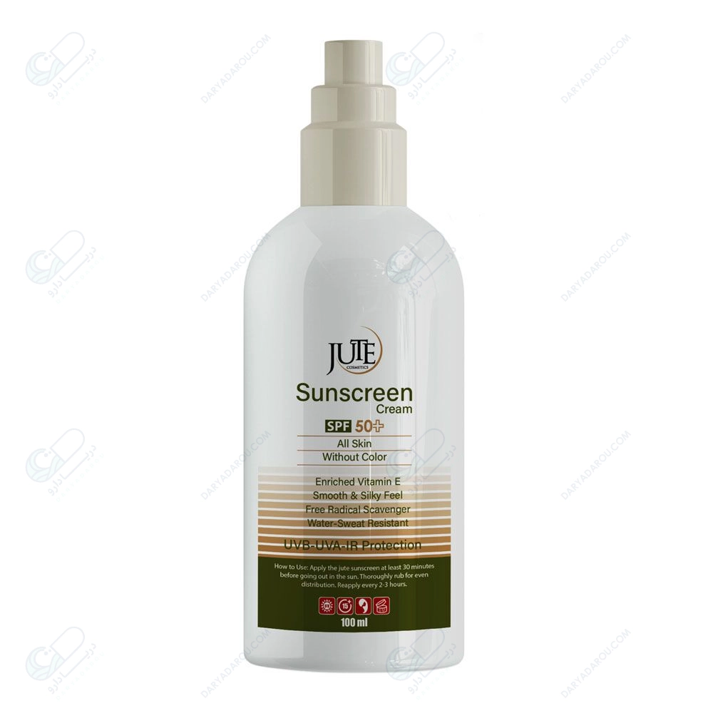 ژوت کرم ضدآفتاب SPF50 (100ML) انواع پوست بی رنگ - تصویر 2