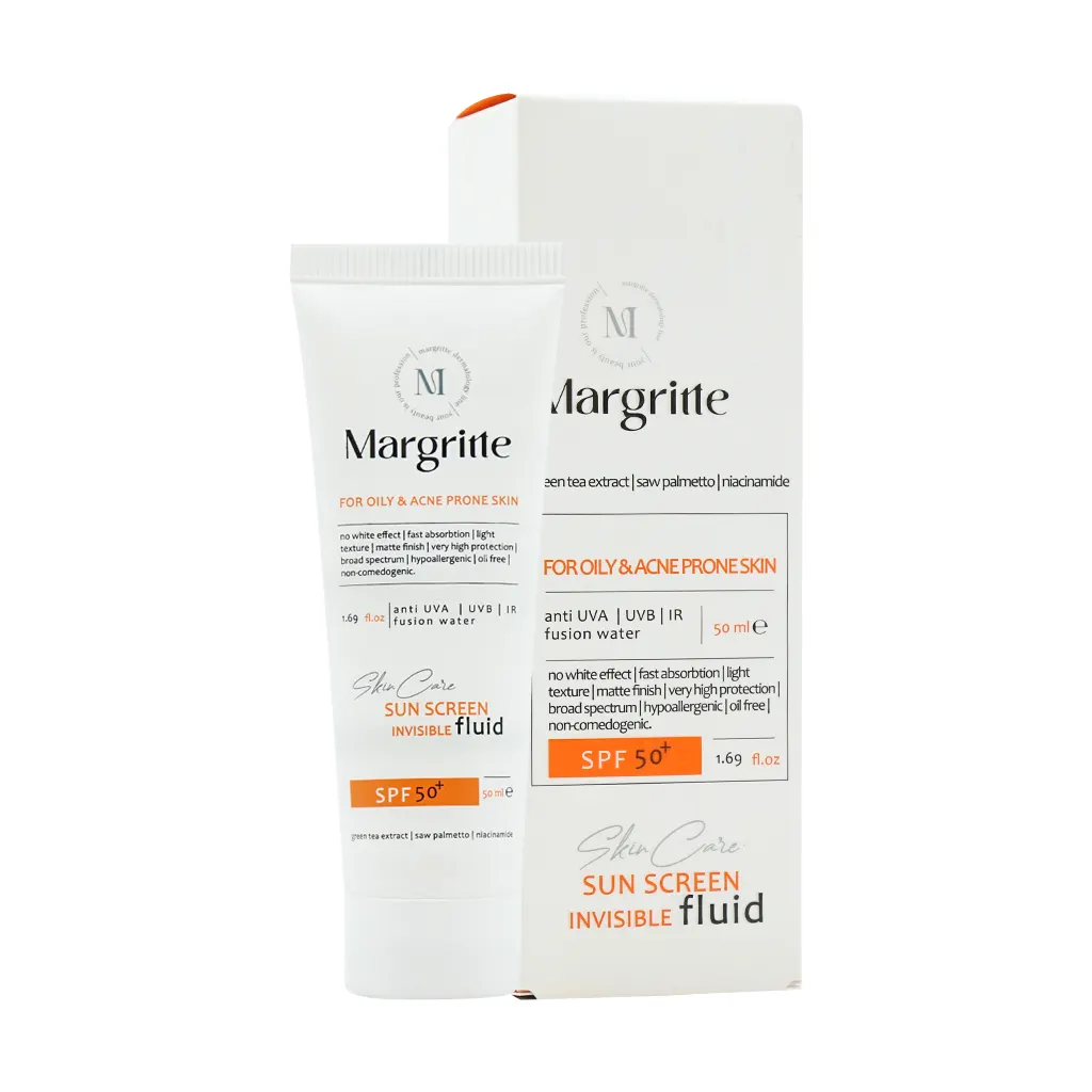 مارگریت ضدآفتاب فلوئیدی پوست چرب و آکنه SPF50 - تصویر 5
