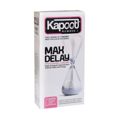 کاندوم کاپوت ۱۲ عددی فوقالعاده تاخیری مدل Max Delay