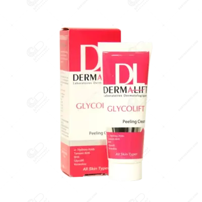 درمالیفت کرم لایه بردار صورت گلیکولیفت ( 10% آلفا هیدروکسی اسید و 2% بتا هیدروکسی اسید )