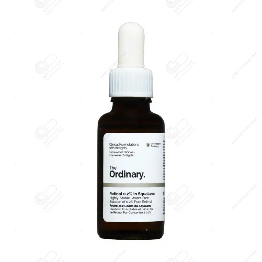 اوردینری سرم رتینول 0.2% در اسکوالان کاهنده چروک زیر پوست - وستا فارما - تصویر 2