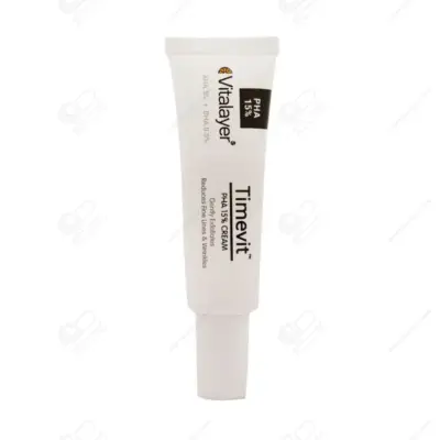 ویتالایر کرم ضدچروک و لایهبردار AHA تایم ویت