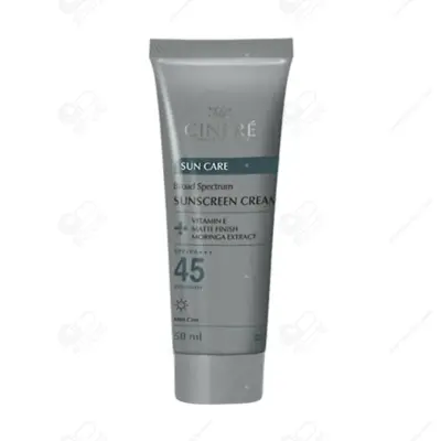 سینره ضدآفتاب آقایان SPF45 بدون رنگ