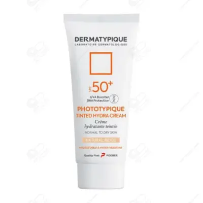 درماتیپیک کرم ضد آفتاب رنگی پوست خشک spf50 (بژ طبیعی) فتوتیپیک