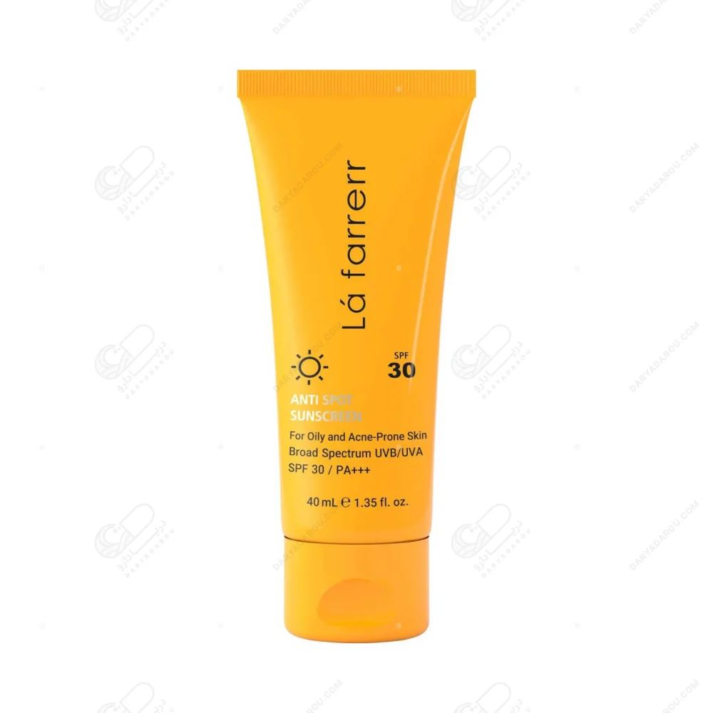لافارر ضدآفتاب و ضدلک بیرنگ مخصوص پوست چرب SPF30