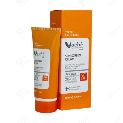 ووچه – کرم ضد آفتاب بژ روشن پوست چرب SPF50