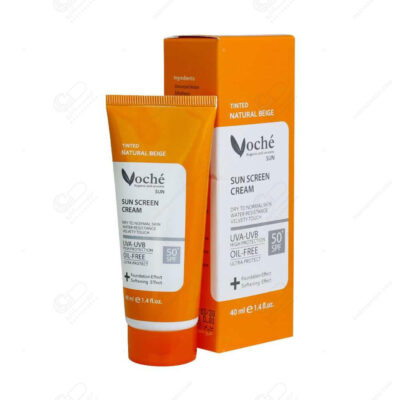 ووچه – کرم ضد آفتاب بژ طبیعی پوست خشک SPF50